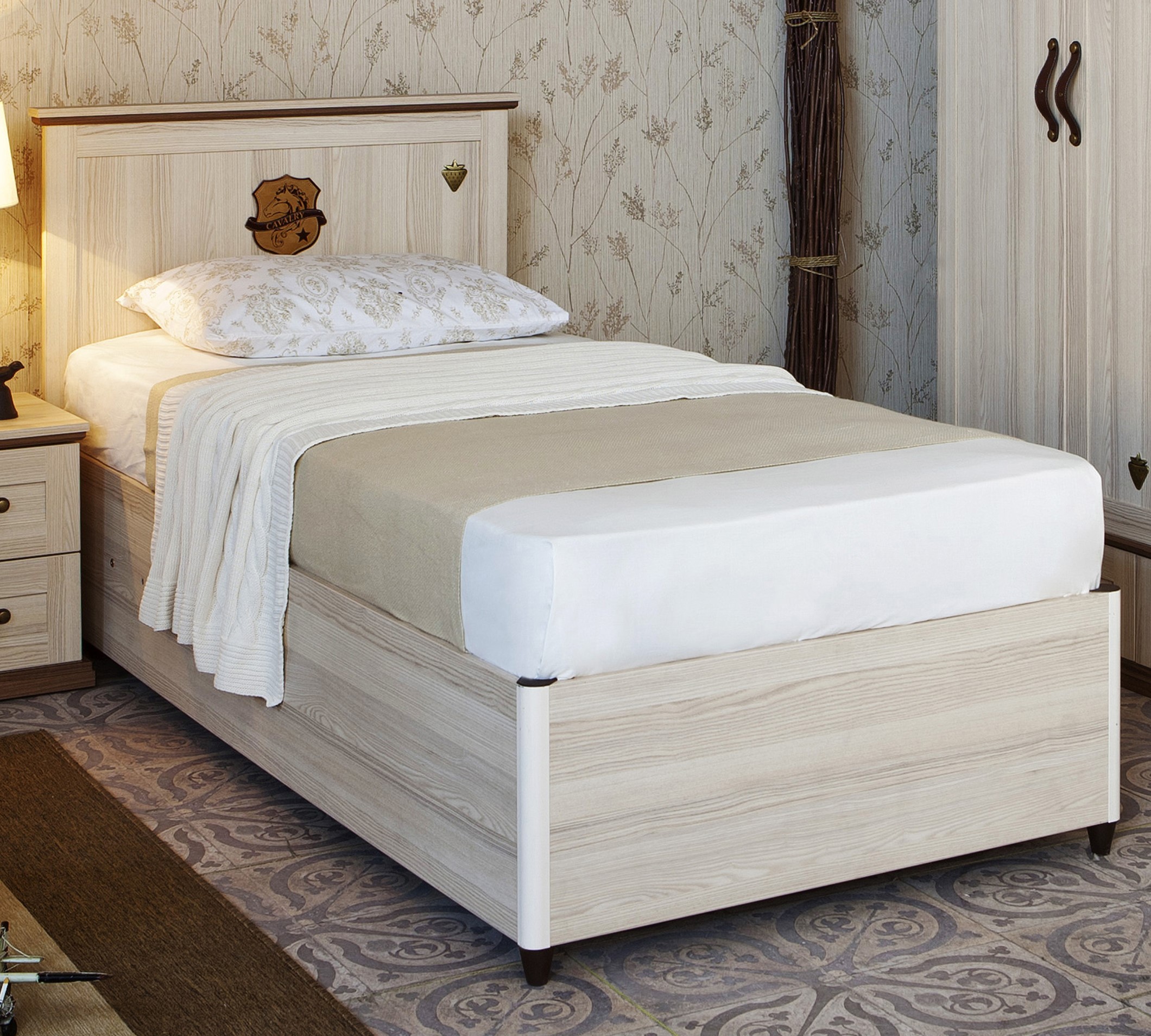 ( Royal Single Bed Base ( 90*190 / تخت یکنفره رویال