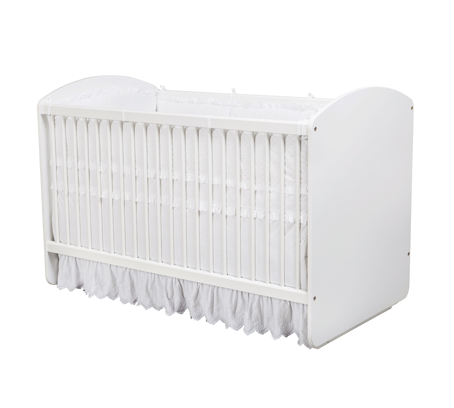 white Swining Baby Bed