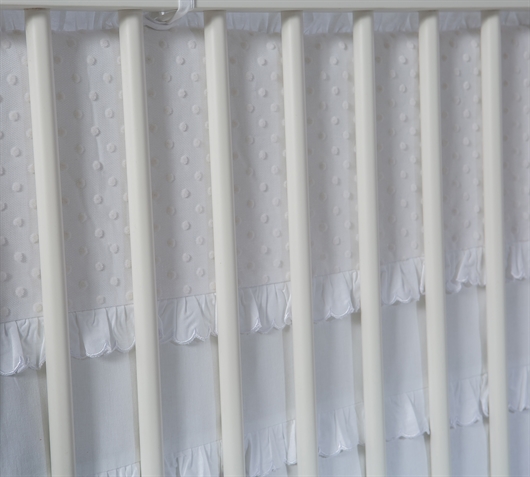 white Swining Baby Bed