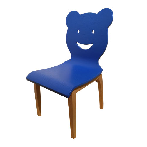 صندلی خرسی آبی