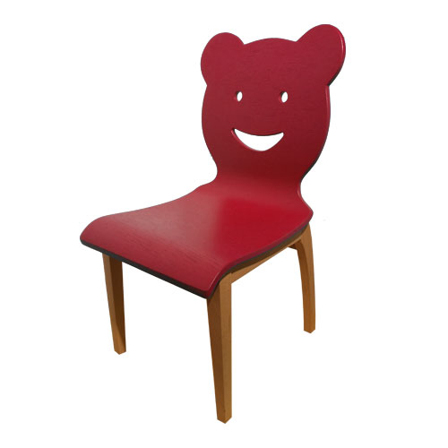 صندلی خرسی قرمز