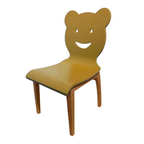 صندلی خرسی زرد