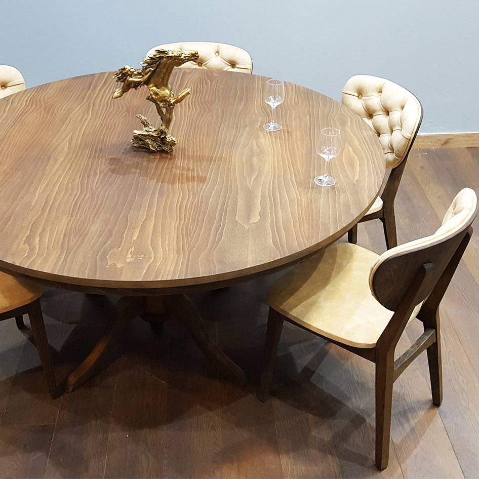 میز غذاخوری گرد