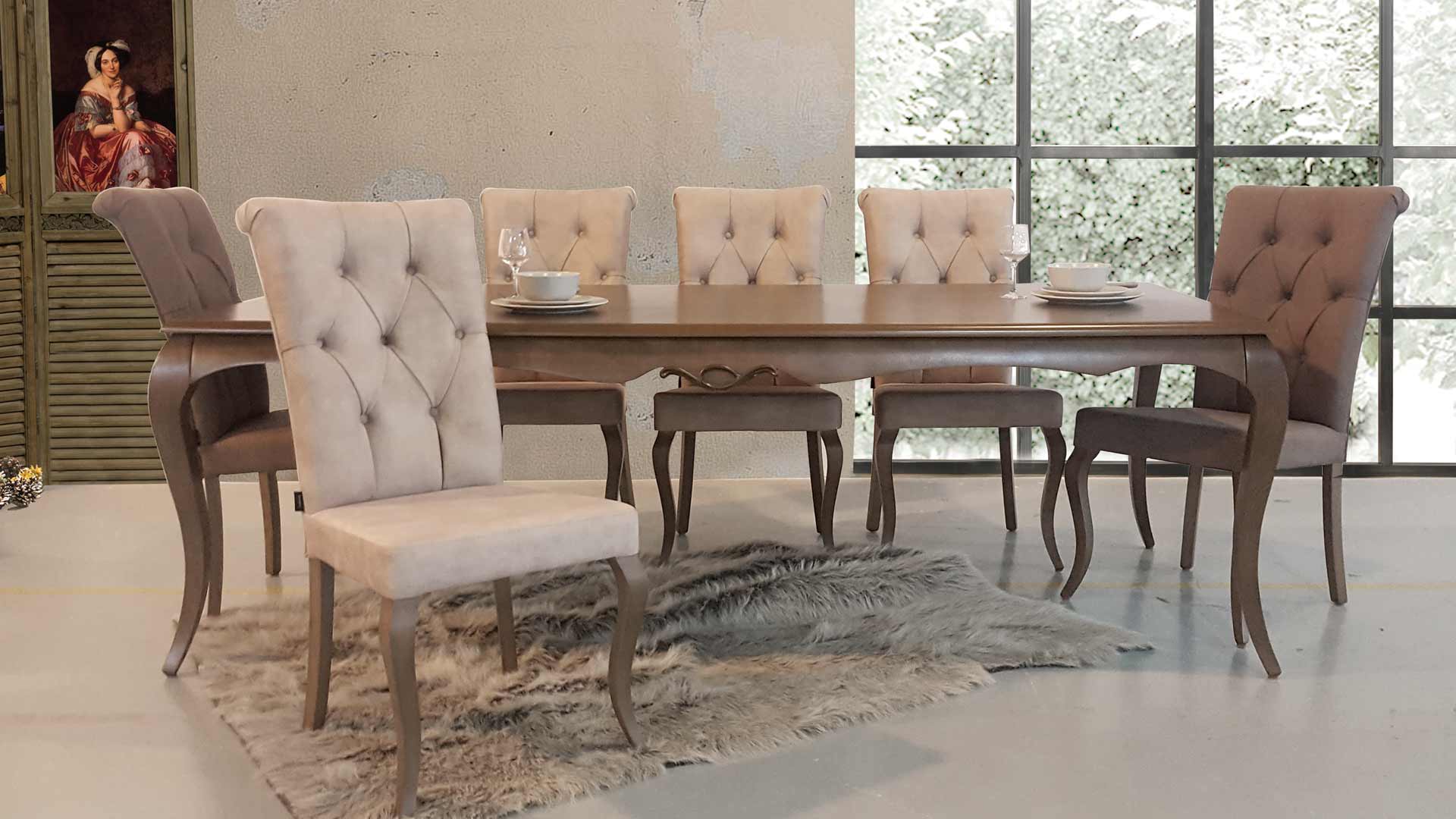 میز غذاخوری پرنسس