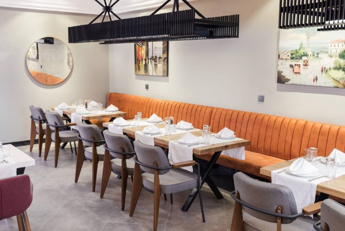 نیمکت برای کافه رستوران