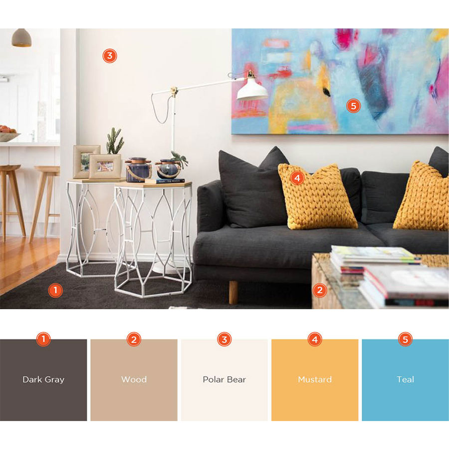 جذابیت رنگها در دکوراسیون