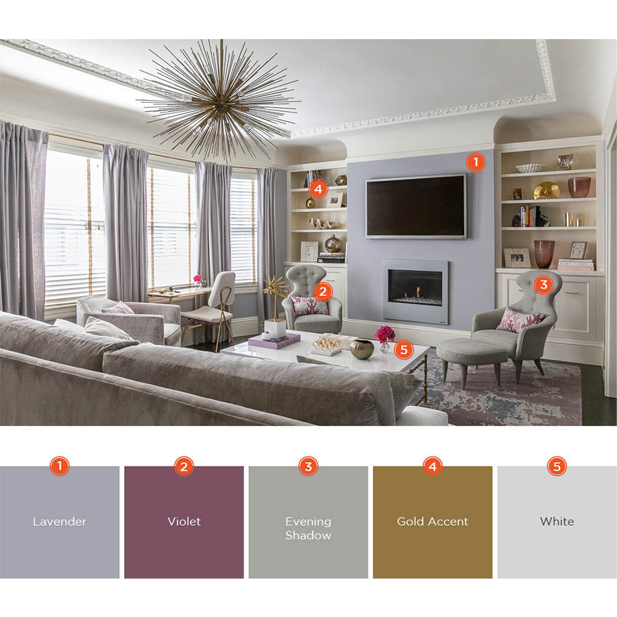 استفاده از رنگ های ملایم در دکوراسیون