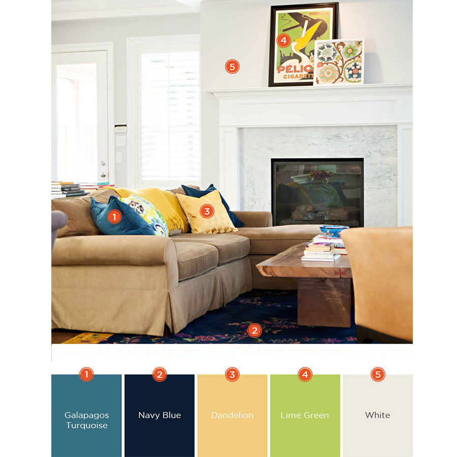 خلاقیت در دکوراسیون و چیدمان اتاق نشیمن