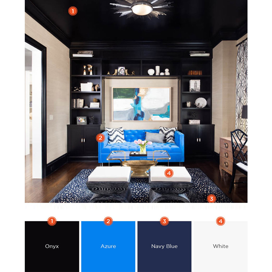 ایده های جسورانه در دکوراسیون داخلی و چیدمان اتاق نشیمن