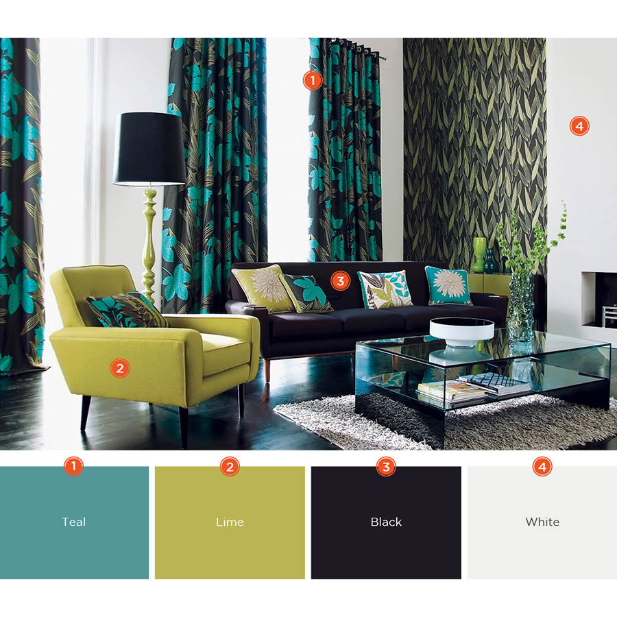 رنگ های مجلل و زیبا