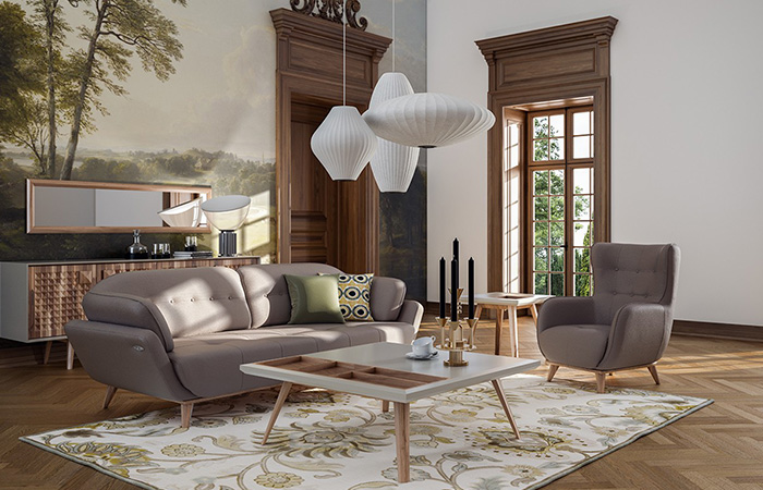 دسته های مبل را امتحان کنید: