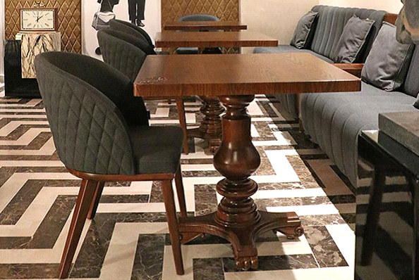 ابعاد استاندارد میز و صندلی کافی شاپ