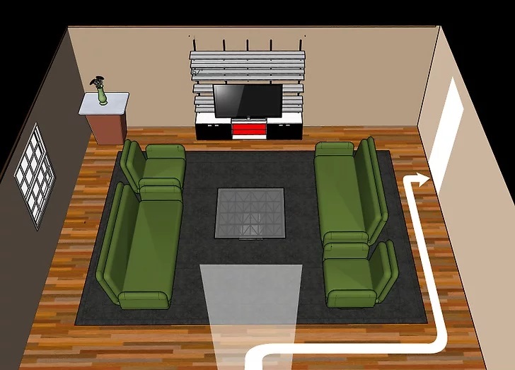 نحوه صحیح چیدمان مبلمان