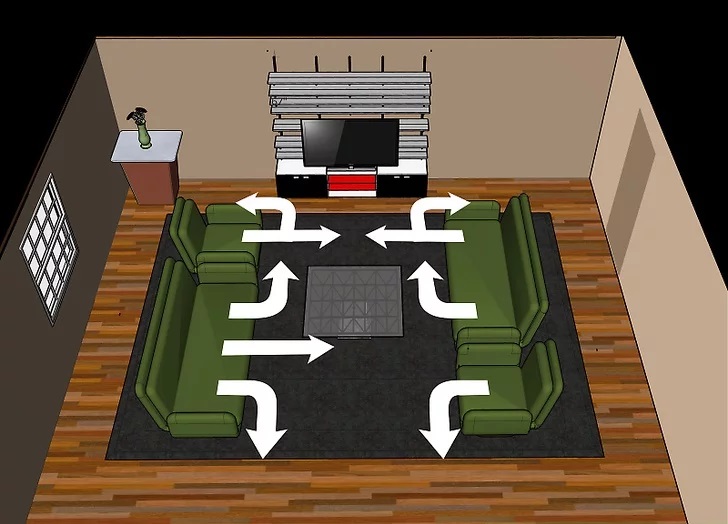 نحوه صحیح چیدمان مبلمان