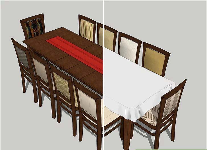 چیدمان میز غذا خوری