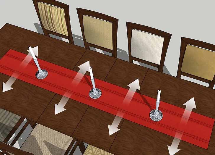 چیدمان میز غذا خوری