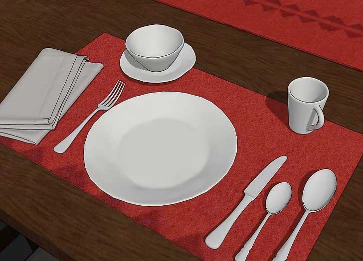 چیدمان میز غذا خوری