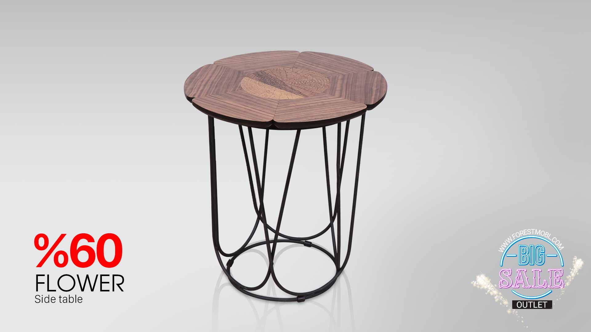 Flower side table