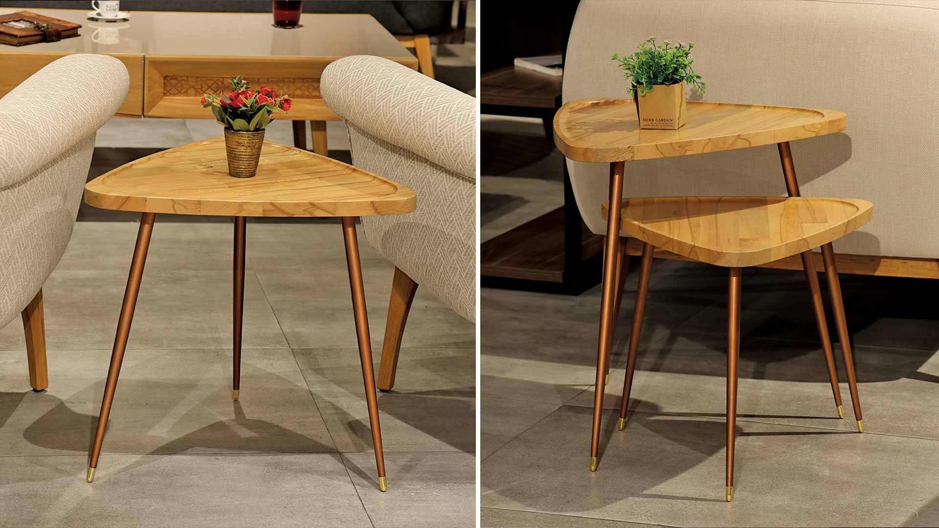 میز کنار مبل ترینال