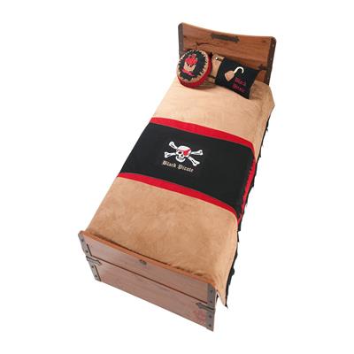 Black Pirate Hook Yatak Örtüsü