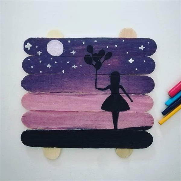 • ساخت اکسسوری چوبی با استفاده از چوب بستنی