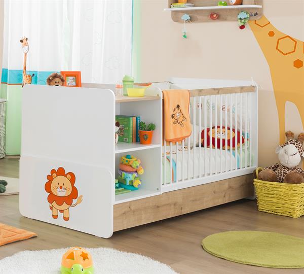 Safari Natura Convertible Bed (75*114 &75*160) / تخت تبدیل شو نوزاد سافاری نچرا 4