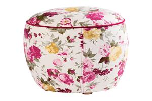 Flora Puf (Pembe)