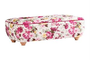 Flora Sandıklı Puf (Pembe)