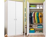 White Chocolate Medium Wardrobe / کمد دو درب وایت چاکلت