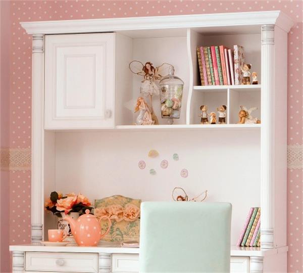 میز تحریر و یونیت کار سایز بزرگ رومانتیک/Romantic large study desk & Unit 2