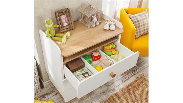 Natura Baby Dresser With Desk