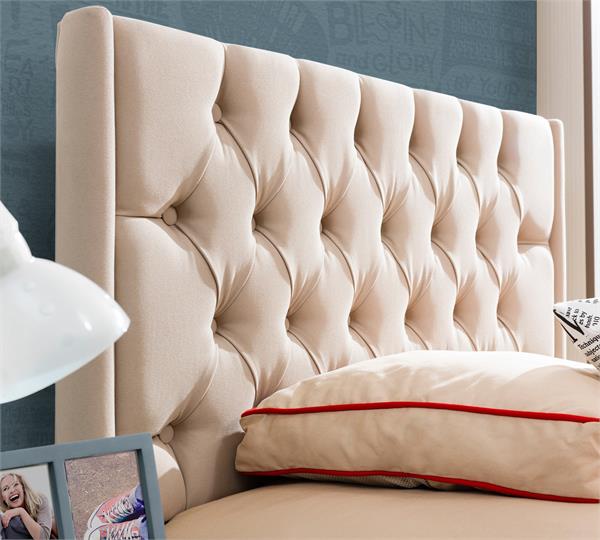 (White chocolate Single S Bed (90*190 / تخت یکنفره وایت چاکلت 3