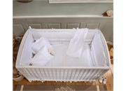 white Swining Baby Bed