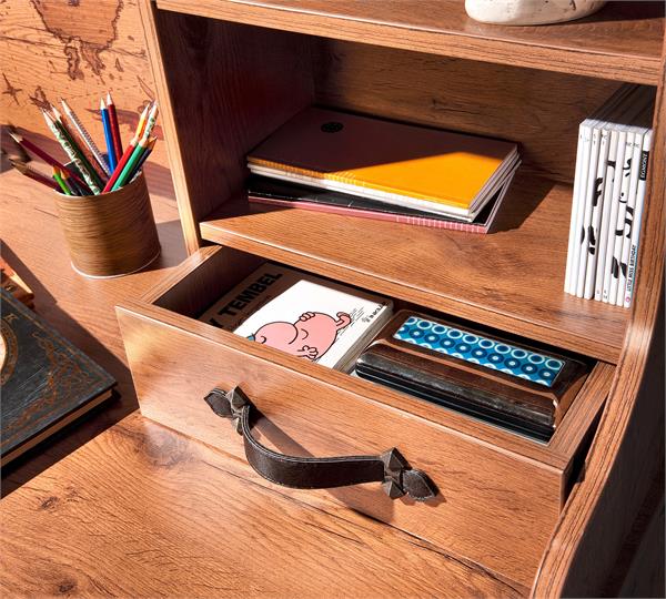 black pirate study desk and unit / میز تحریر و قفسه کتاب بلکپایرت 4