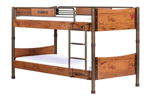 (Black Pirate Single Bunk Bed (90*200