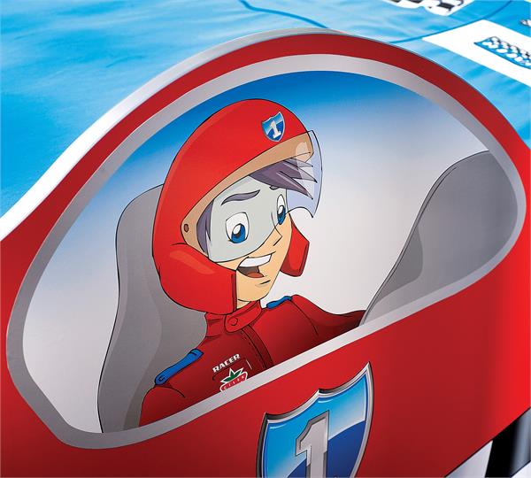 (Racer Carbed (90*190 / تخت ماشینی ریسر 4