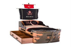 Black Pirate Medium Pull-out Drawer