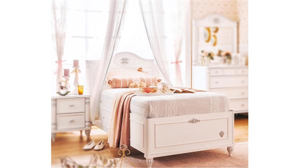 تخت باکس دار 190*90 رمانتیک چیلک (20.21.1705.00)