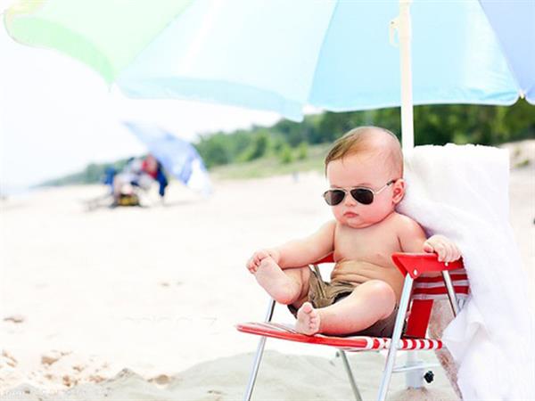 نوزاد زیر 6 ماه در معرض نور خورشید قرار نگیرد
