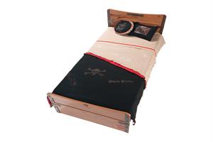 Black Pirate Bed Cover