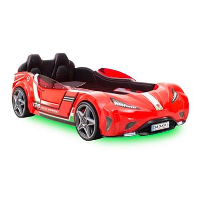 Gti Araba Yatak (Kırmızı) (90x195 Cm)