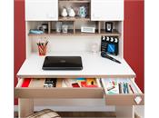 White Chocolate Study desk & Unit / میز تحریر و صندلی وایت چاکلت 1
