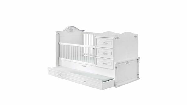 تخت تبدیلی نوزاد به نوجوان  180*80 بی بی رومانتیک